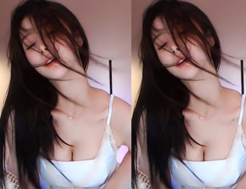 Chance喵的诱惑女仆黑丝表情舞、加特林机枪顶胯舞服装