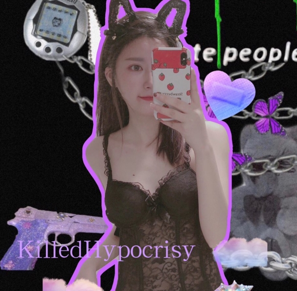 清纯女神KilledHypocrisy私人定制合集：高颜值社会意识强烈的视频，把真实而又独特的视角带给你！