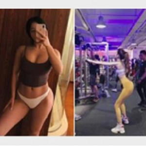 高颜撸铁健美小姐姐与私教,今天你更喜欢哪个?