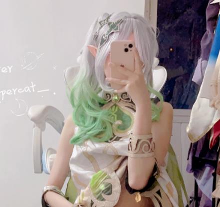 纳西妲草神cosplay视频2.8G：伪娘警告，身材惊艳，让人眼前一亮