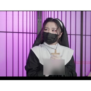 沉浸在芭芭拉的精彩画面中网红NaNa娜娜的修女作品of版[1V+1.76G]