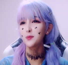 Dami紫发高颜值主播款