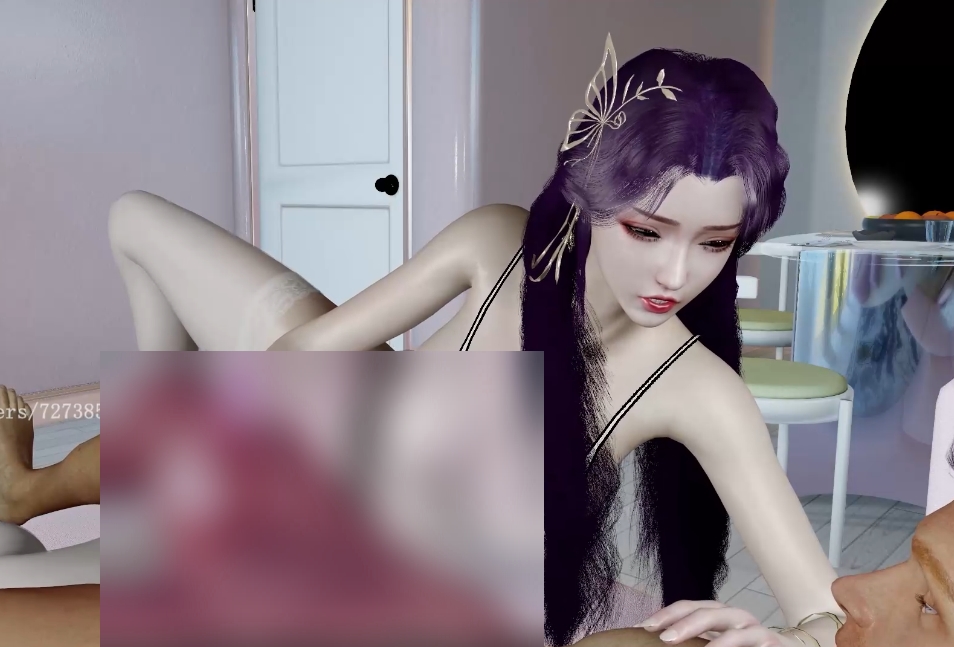 VAM完美斗破：云曦黑白丝+云韵黑袍1080HD中文版，超级诱惑的视觉效果，让你心满意足