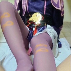 小丝宝cosplay合集：足艺鞋交送鞋，原神星铁碧蓝