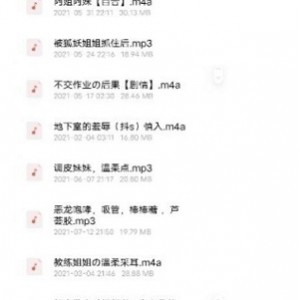 百度云-2.07G虎牙人气网红妹子声优主播《仙姬_AS梦R》B站绝版音