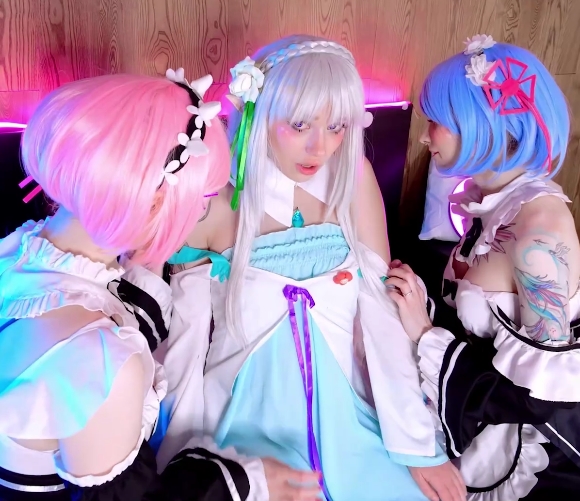 限量版精选百合Cos拉姆雷姆艾米莉亚1v1.9g