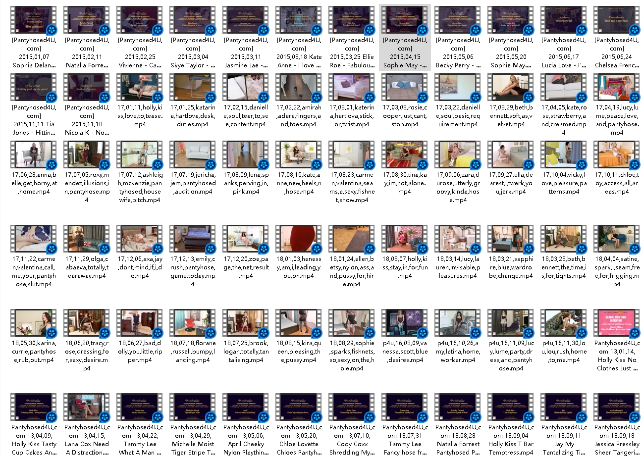 放飞自我：观看Pantyhosed4U系列合集，感受欧美熟女性感丝袜的魅力