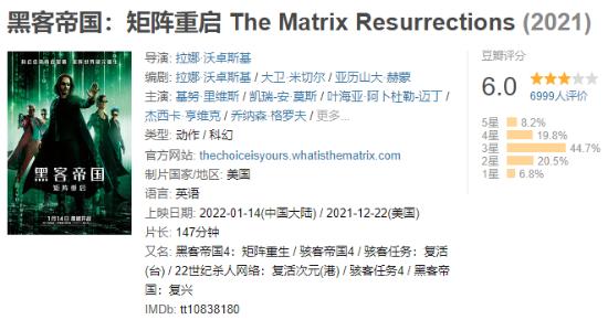 2022年1月14日上映《黑客帝国4:矩阵革命4K?》，莱恩·约翰逊执导，拉尔夫·费因斯、凯文·史派西等主演，矩阵重启，不限速下载，AliyunDrive支持！