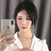 抖娘利世最新透视雪纺碎花内衣定制三合集