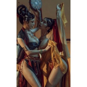 斗鱼超人气美女模特主播老牌COS网红浮力姬巨R女神（秋和柯基）最新散播合集