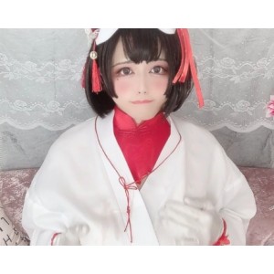 日本伪娘Cosplay套装22V10G百度盘睡衣+布偶猫咪玩具+黑色衬衫+墨镜+男人装
