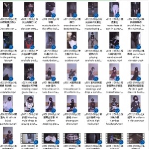 TS伪娘COSPLAY合集：曦曦上海颜值男人身女人心，G变性雾化剂心理家里服糖