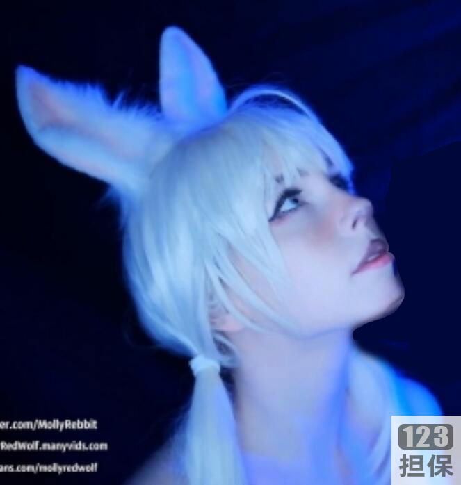 双马尾妹子活力碎花连衣裙，真青春6部萌萌女仆兔耳coslorita