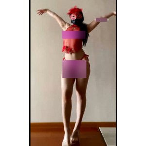 网红健身女神夏甜：力量与美感的完美结合