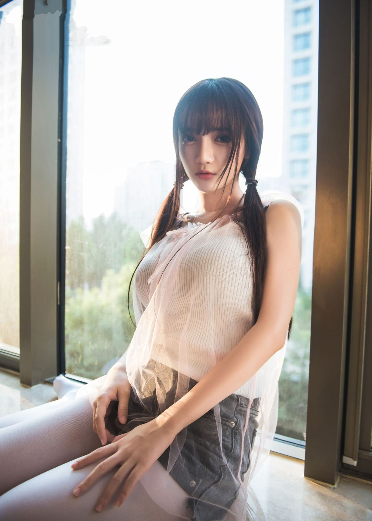 JK服装美少女直播8集资源，小妹子赛高尺度大，日系粉萌可爱JK妹子