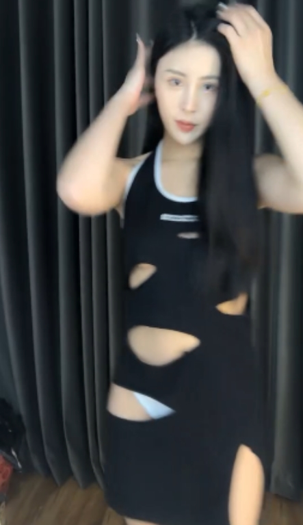 花椒平台热舞主播张公子（热芝芝、清清）直播26V600M