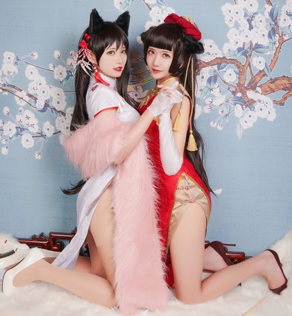 源纱希喵喵绝版合集：COS二次元美少女性感装扮照片封号收藏