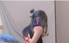 抖音网红一只小兔兔青春角色扮演合集10V486M，完美蚌壳装扮